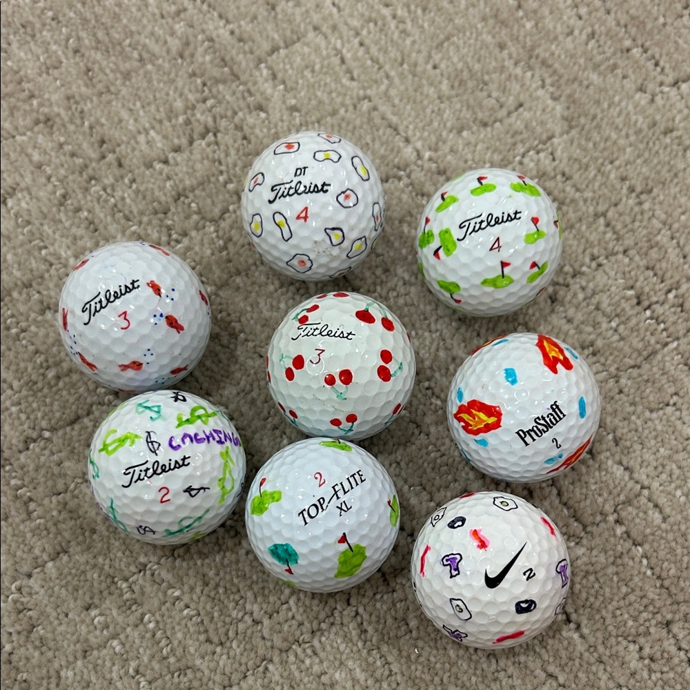 Colorful Golf Balls Set